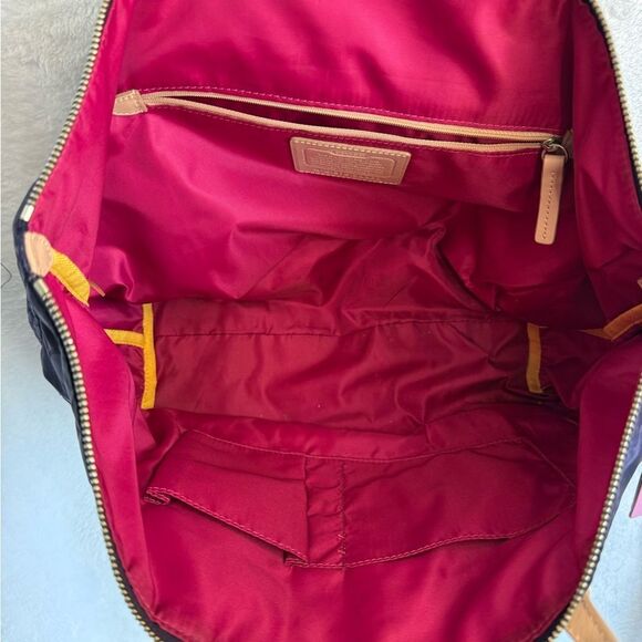 Coach Navy Legacy Weekend Nylon Tote - Picture 6 of 9